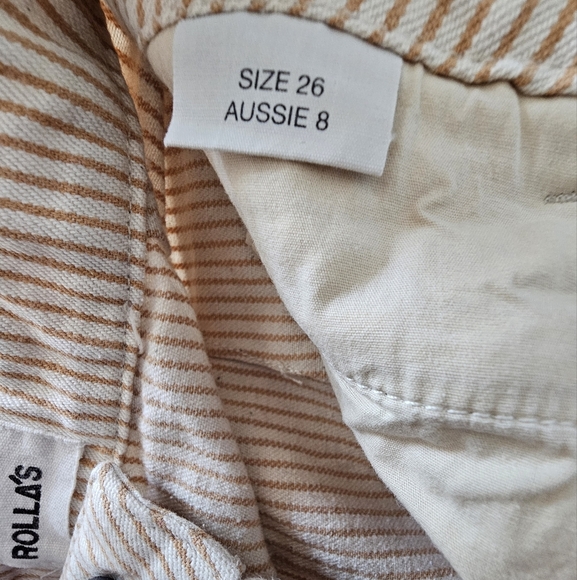 ROLLA'S Tan Flare Jeans Wide Leg - Picture 5 of 5